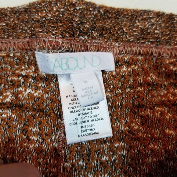 Abound Brown Space Dye Leggings Size Medium - Picture 6 of 6